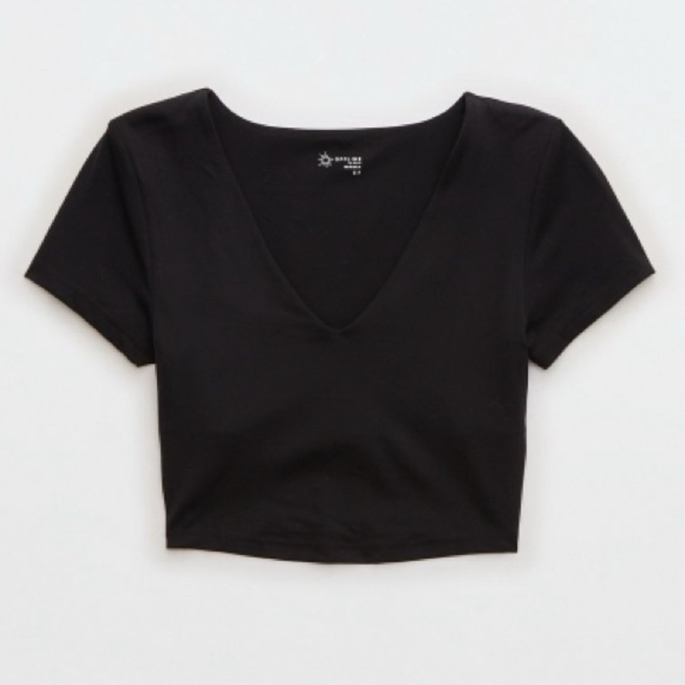 OFFLINE BY AERIE REAL ME V-NECK T-SHIRT